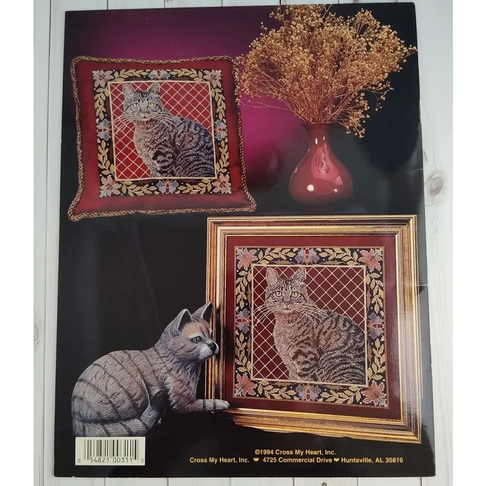 Cross My Heart The Tapestry Collection Cat On A Rug 2 Stitch Patterns